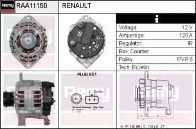 REMY raa11150 -  Генератор