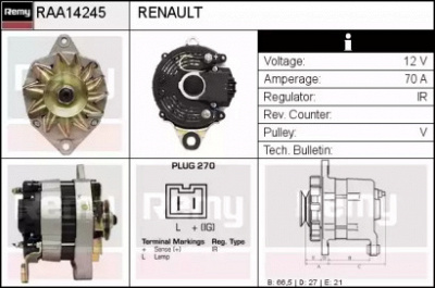 REMY raa14245 -  Генератор