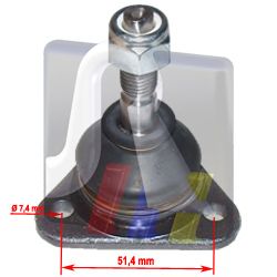 RTS 9306225 -  Несущий / направляющий шарнир