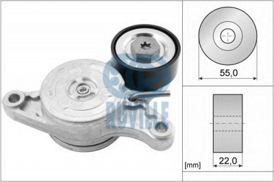 RUVILLE 55082 -  Натяжная планка, поликлиновой ремень