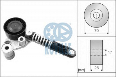 RUVILLE 55150 -  Натяжная планка, поликлиновой ремень