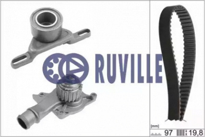 RUVILLE 55202701 -  Водяной насос + комплект зубчатого ремня