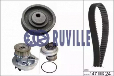 RUVILLE 55300701 -  Водяной насос + комплект зубчатого ремня
