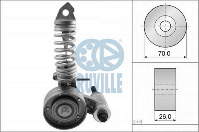RUVILLE 55345 -  Натяжная планка, поликлиновой ремень