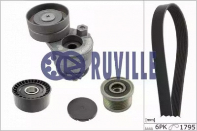 RUVILLE 5558580 -  Поликлиновой ременный комплект