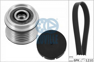 RUVILLE 5559480 -  Поликлиновой ременный комплект