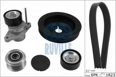 RUVILLE 5559681 -  Поликлиновой ременный комплект