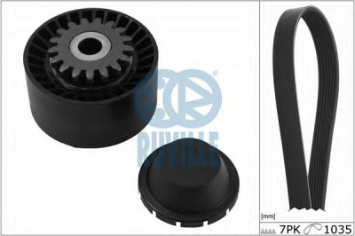 RUVILLE 5560380 -  Поликлиновой ременный комплект