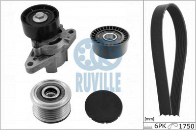 RUVILLE 5560681 -  Поликлиновой ременный комплект