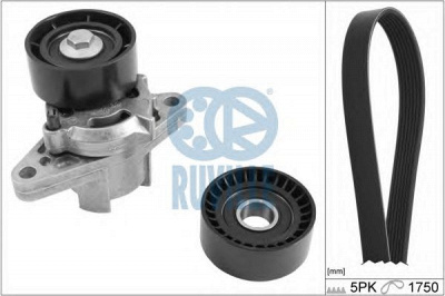RUVILLE 5560682 -  Поликлиновой ременный комплект