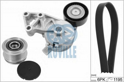 RUVILLE 5571680 -  Поликлиновой ременный комплект