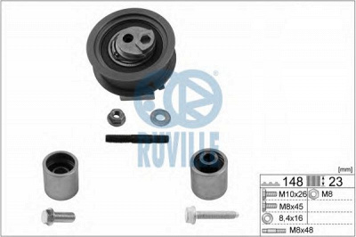 RUVILLE 5577250 -  Комплект роликов, зубчатый ремень