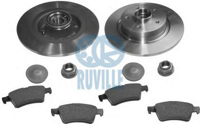 RUVILLE 5583bd1 -  Комплект тормозов, дисковый тормозной механизм