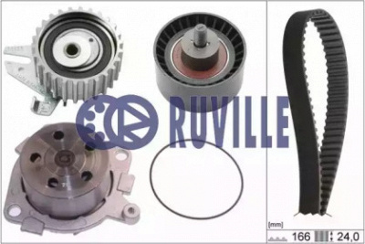 RUVILLE 55850711 -  Водяной насос + комплект зубчатого ремня