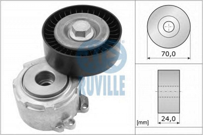 RUVILLE 55940 -  Натяжная планка, поликлиновой ремень