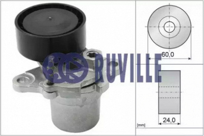 RUVILLE 56389 -  Натяжная планка, поликлиновой ремень