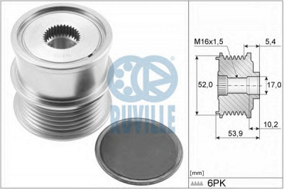 RUVILLE 56395 -  Механизм свободного хода генератора