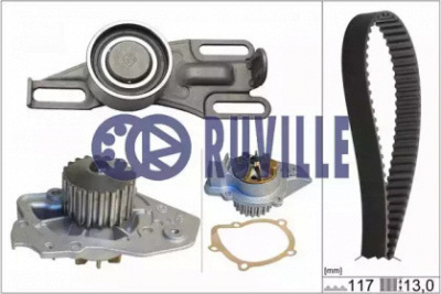 RUVILLE 56604701 -  Водяной насос + комплект зубчатого ремня