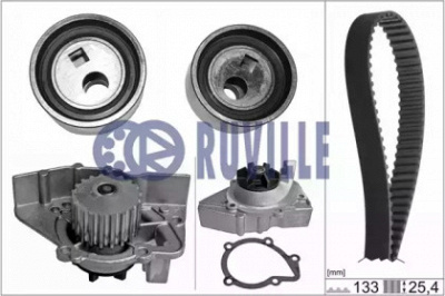 RUVILLE 56607701 -  Водяной насос + комплект зубчатого ремня