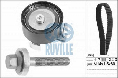RUVILLE 5711870 -  Комплект ремня ГРМ