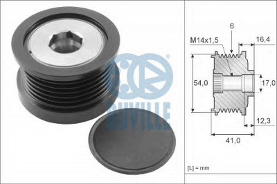 RUVILLE 57119 -  Механизм свободного хода генератора