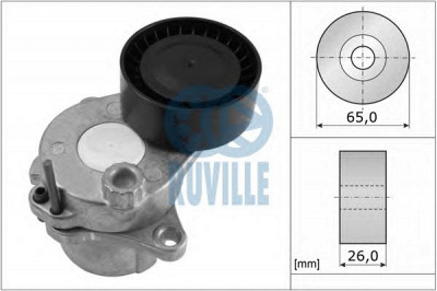 RUVILLE 57521 -  Натяжная планка, поликлиновой ремень
