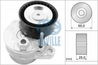 RUVILLE 57528 -  Натяжная планка, поликлиновой ремень