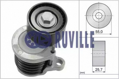 RUVILLE 57540 -  Натяжная планка, поликлиновой ремень