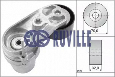 RUVILLE 57603 -  Натяжная планка, поликлиновой ремень