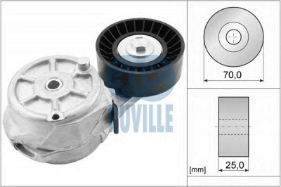 RUVILLE 58617 -  Натяжная планка, поликлиновой ремень