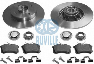 RUVILLE 6642bd1 -  Комплект тормозов, дисковый тормозной механизм