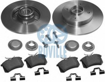 RUVILLE 6644bd1 -  Комплект тормозов, дисковый тормозной механизм