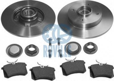 RUVILLE 6644bd2 -  Комплект тормозов, дисковый тормозной механизм