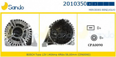 SANDO 20103500 - Генератор