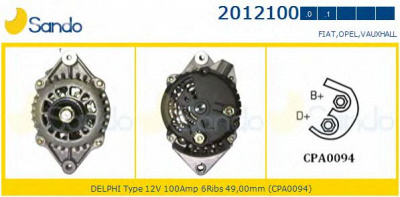 SANDO 20121000 - Генератор