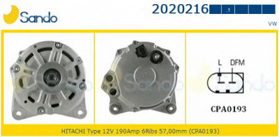 SANDO 20202161 -  Генератор