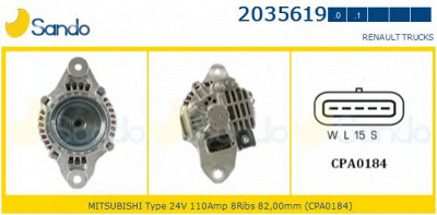 SANDO 20356191 - Генератор