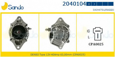 SANDO 20401040 -  Генератор