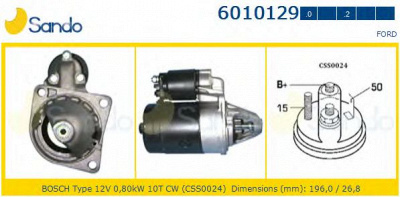 SANDO 60101292 - Стартер