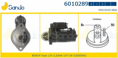 SANDO 60102891 - Стартер