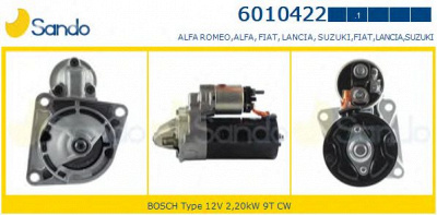 SANDO 60104221 -  Стартер