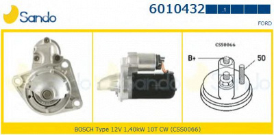 SANDO 60104321 - Стартер