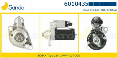 SANDO 60104351 - Стартер