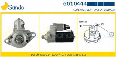 SANDO 60104441 - Стартер