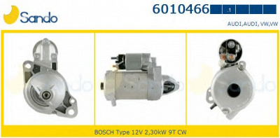 SANDO 60104661 - Стартер