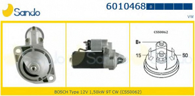 SANDO 60104680 - Стартер