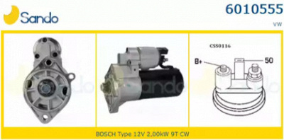 SANDO 60105550 -  Стартер