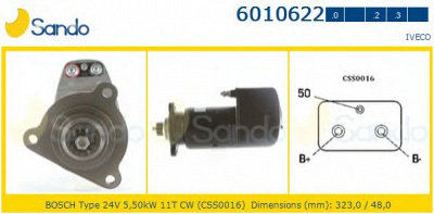 SANDO 60106220 - Стартер