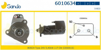 SANDO 60106340 -  Стартер