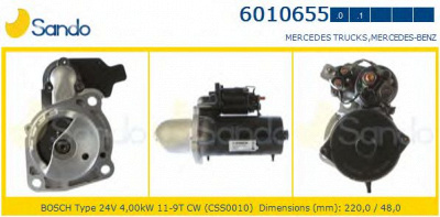 SANDO 60106550 - Стартер